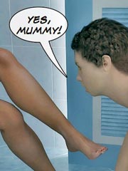 Mom domination Part 2 - Father and Son are slaves for mommy…